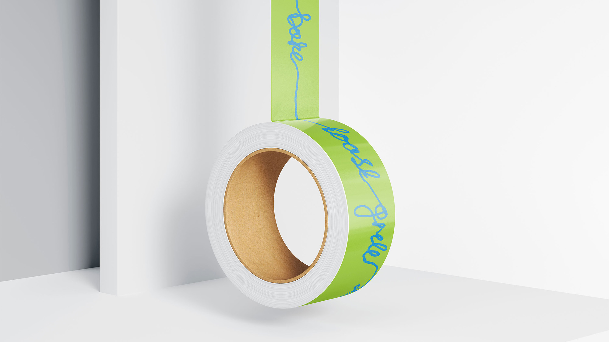 A clock in the foreground 
		with a blue sky, clouds and a sun in the background