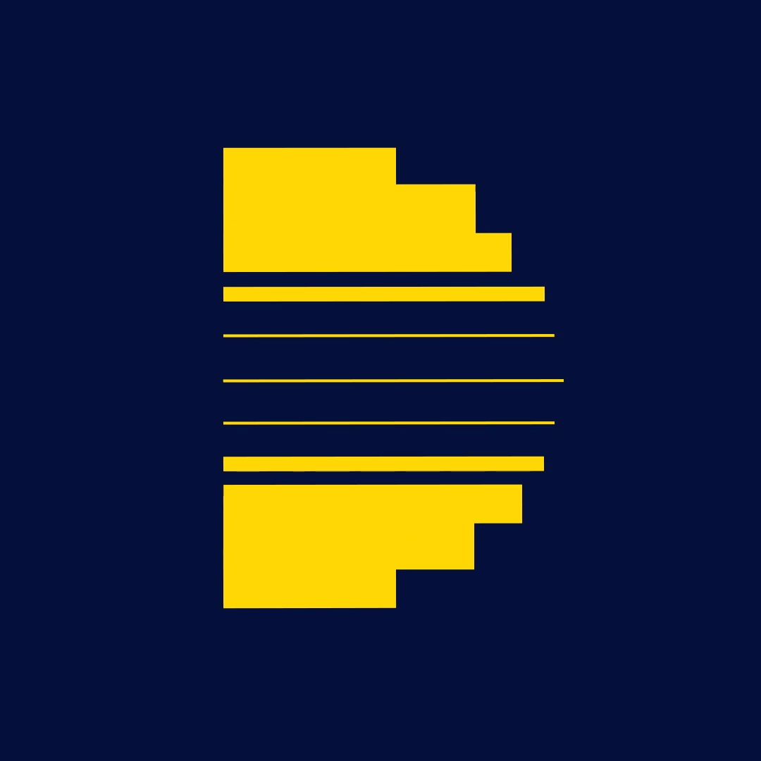 A man in bed yawning in a collage style