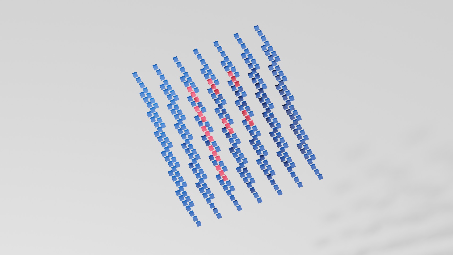 A man in bed yawning in a collage style